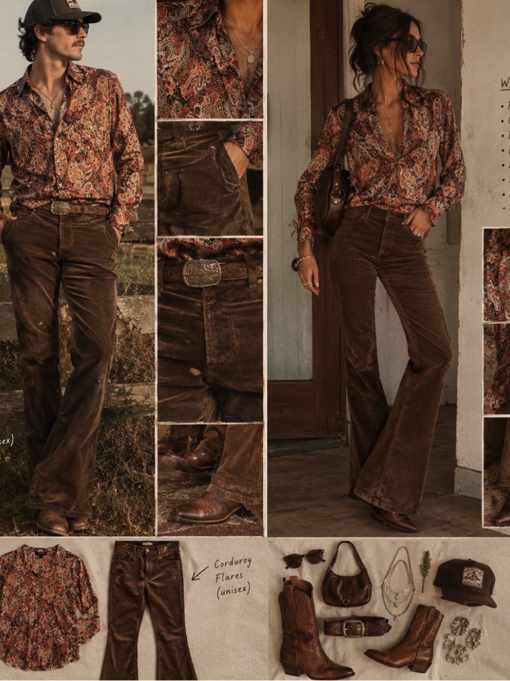 Vintage Wrangler Dark Brown Corduroy Pants